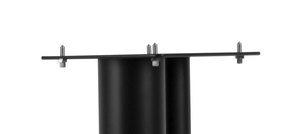 Norstone Stylum 1, Lautsprecherständer mattschwarz, 50 cm hoch