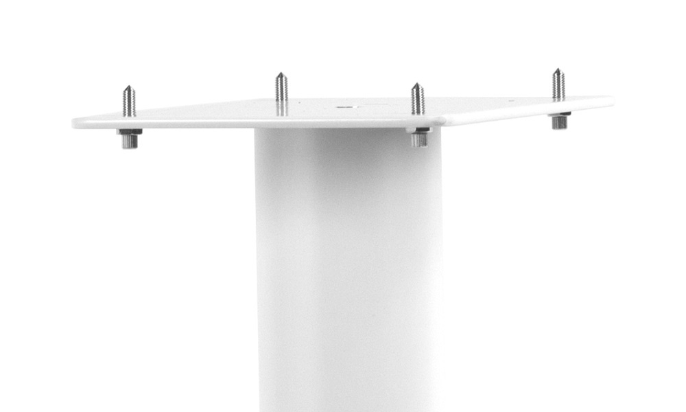 Norstone Stylum 2, Lautsprecherständer mattweiß, 60 cm hoch