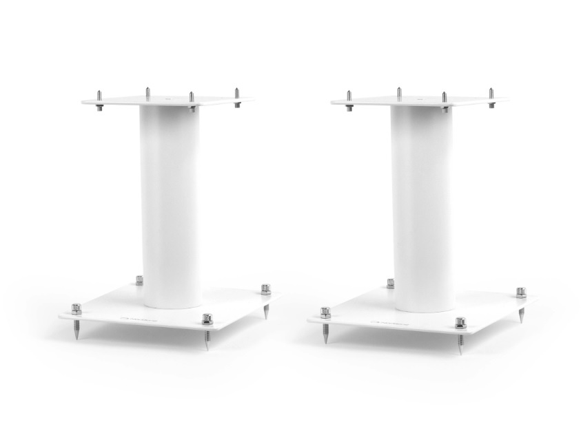 Norstone Stylum S, Lautsprecherständer mattweiß, 20 cm hoch