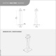 Norstone Walk Stand, Lautsprecherständer, 72 cm hoch Norstone Walk Stand, Lautsprecherständer, 72 cm hoch