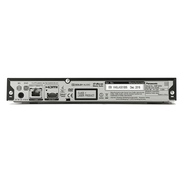 Panasonic DMP-BDT167AG BluRay-Player
