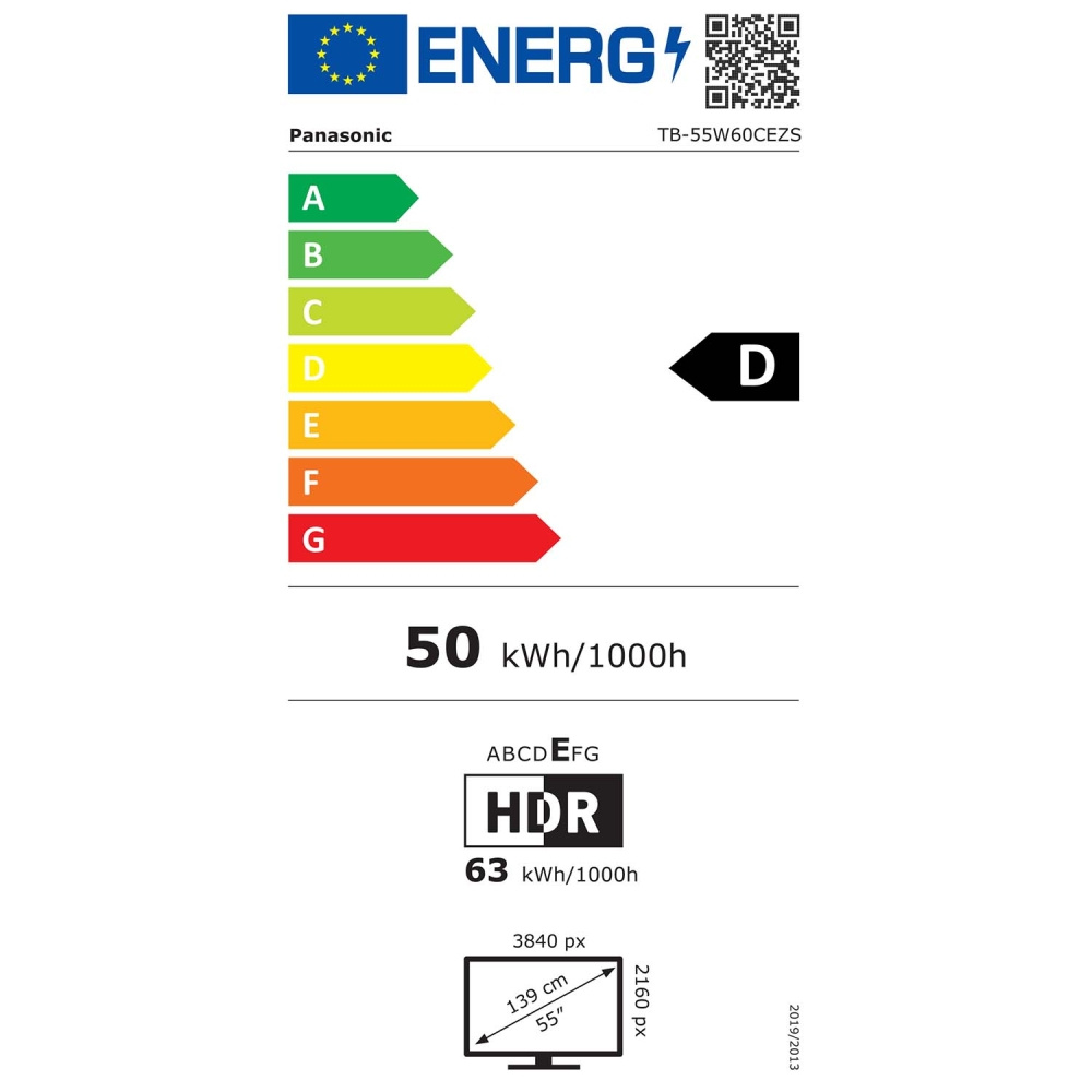 Panasonic TB-55W60CEZS, 55-Zoll-4K-LED-TV mit TiVo