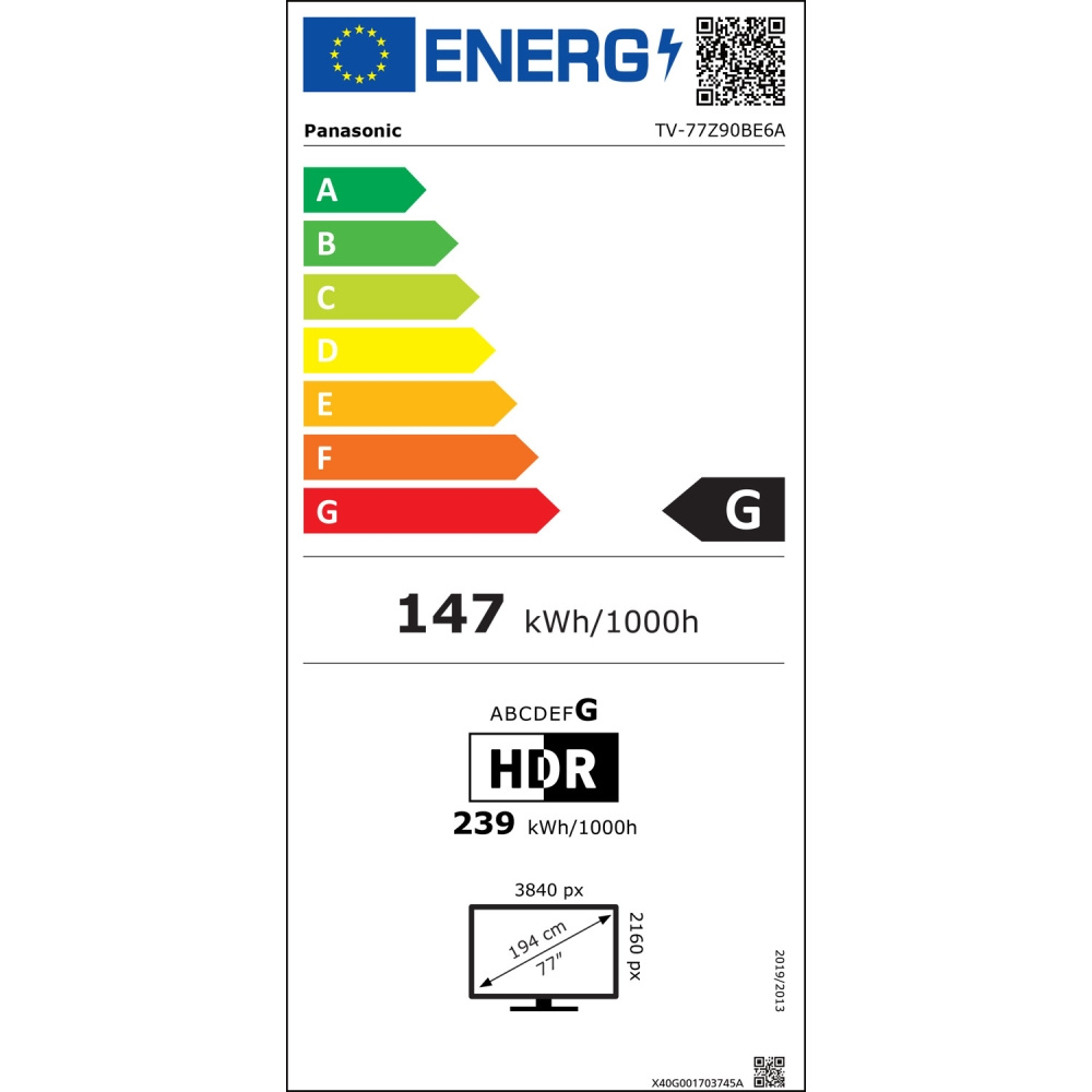 Panasonic TV-77Z90BE6A, 77-Zoll-4K-OLED-TV mit Fire TV