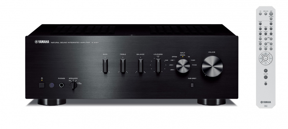Yamaha A-S301 MK II Stereo-Verstärker, schwarz