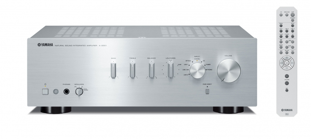 Yamaha A-S301 MK II Stereoverstärker, Silber