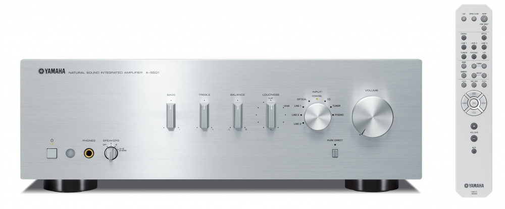 Yamaha A-S501 MK II Stereo-Verstärker, silber