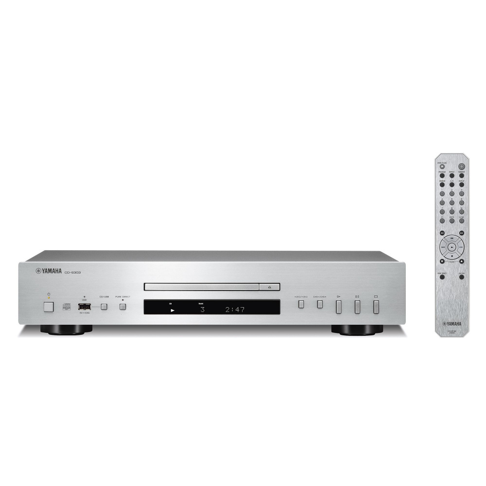 Yamaha CD-S303 CD-Player mit USB, silber