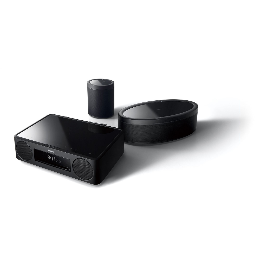 Yamaha MusicCast 200 Internetradio mit Wi-Fi, CD-Player & mehr, schwarz