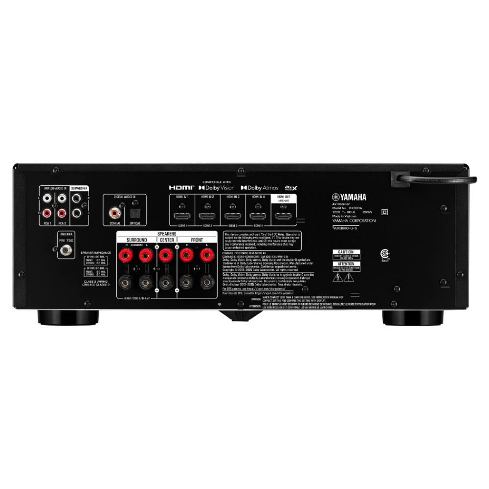 Yamaha RX300A Heimkino-Verstärker, schwarz