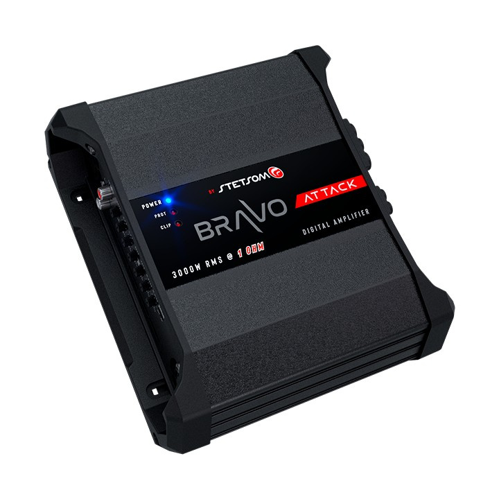 Stetsom BRAVO ATTACK 3000 1 Ohm, Fullrange-Monoblock