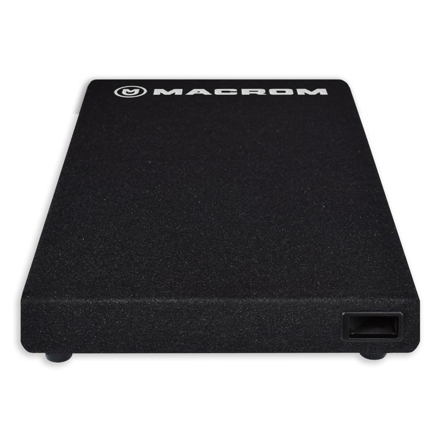 Macrom M-SW250A, superslimmer aktiver 10-Zoll-Subwoofer