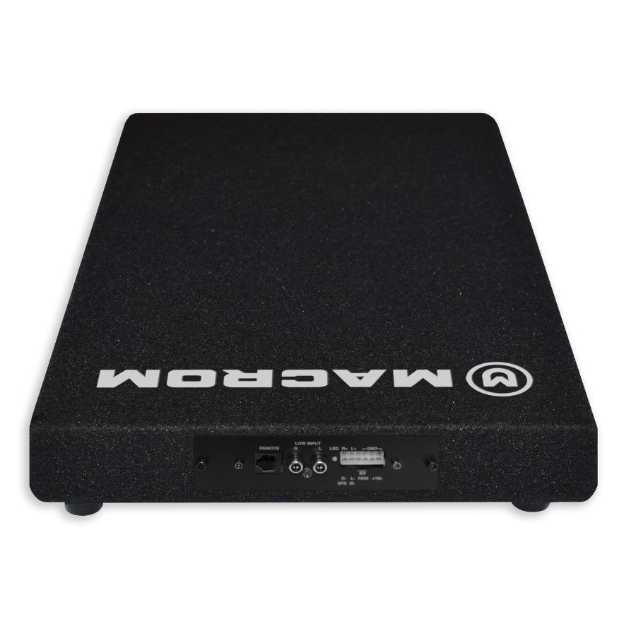 Macrom M-SW250A, superslimmer aktiver 10-Zoll-Subwoofer