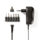 Nedis Universal-Netzadapter, 6 Steckaufsätze, 3-12V DC / 2.0A Nedis Universal-Netzadapter, 6 Steckaufsätze, 3-12V DC / 2.0A