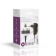 Nedis Universal-Netzadapter, 6 Steckaufsätze, 3-12V DC / 2.0A Nedis Universal-Netzadapter, 6 Steckaufsätze, 3-12V DC / 2.0A