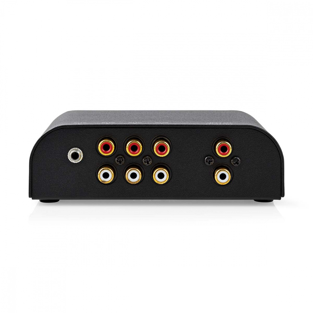 Nedis A-Switch 2424AT, 4-fach Low-Level-Umschalter für Stereoquellen