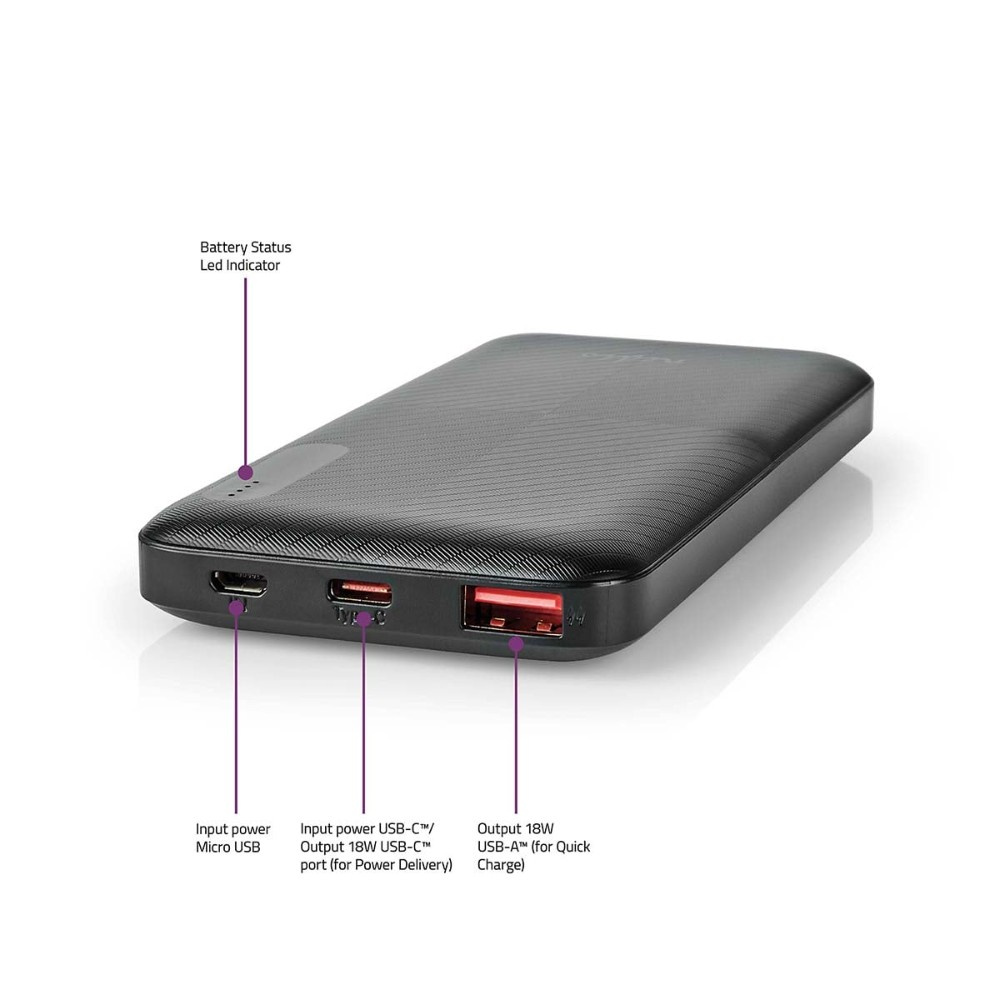 Nedis Powerbank, 10 000 mAh