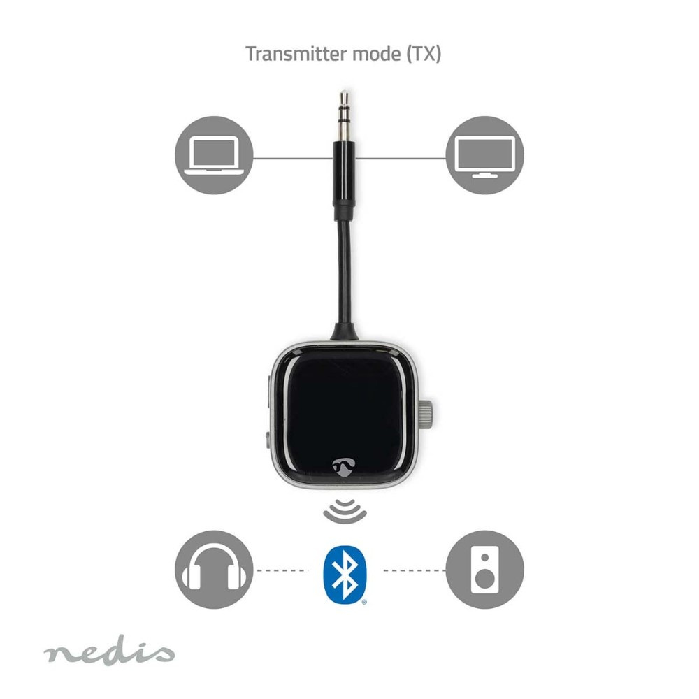 Nedis Bluetooth-Sender und -Empfänger mit Display