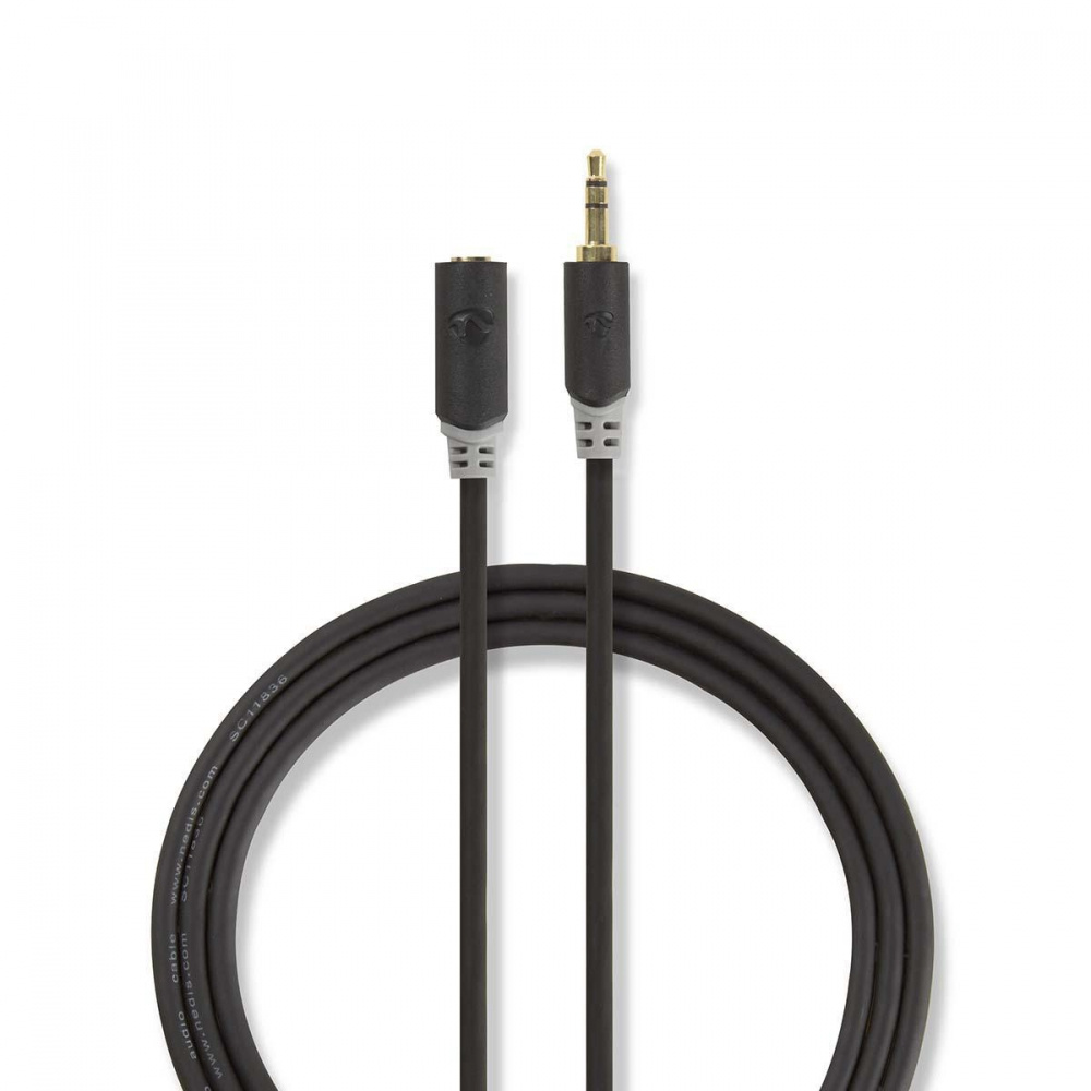 Nedis 3,5mm AUX-Kabel, Stecker auf Buchse