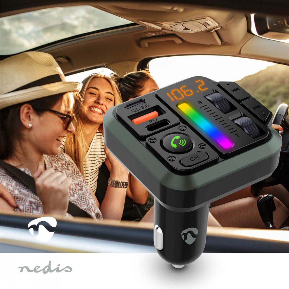 Nedis FM-Sender für Autos mit Bluetooth