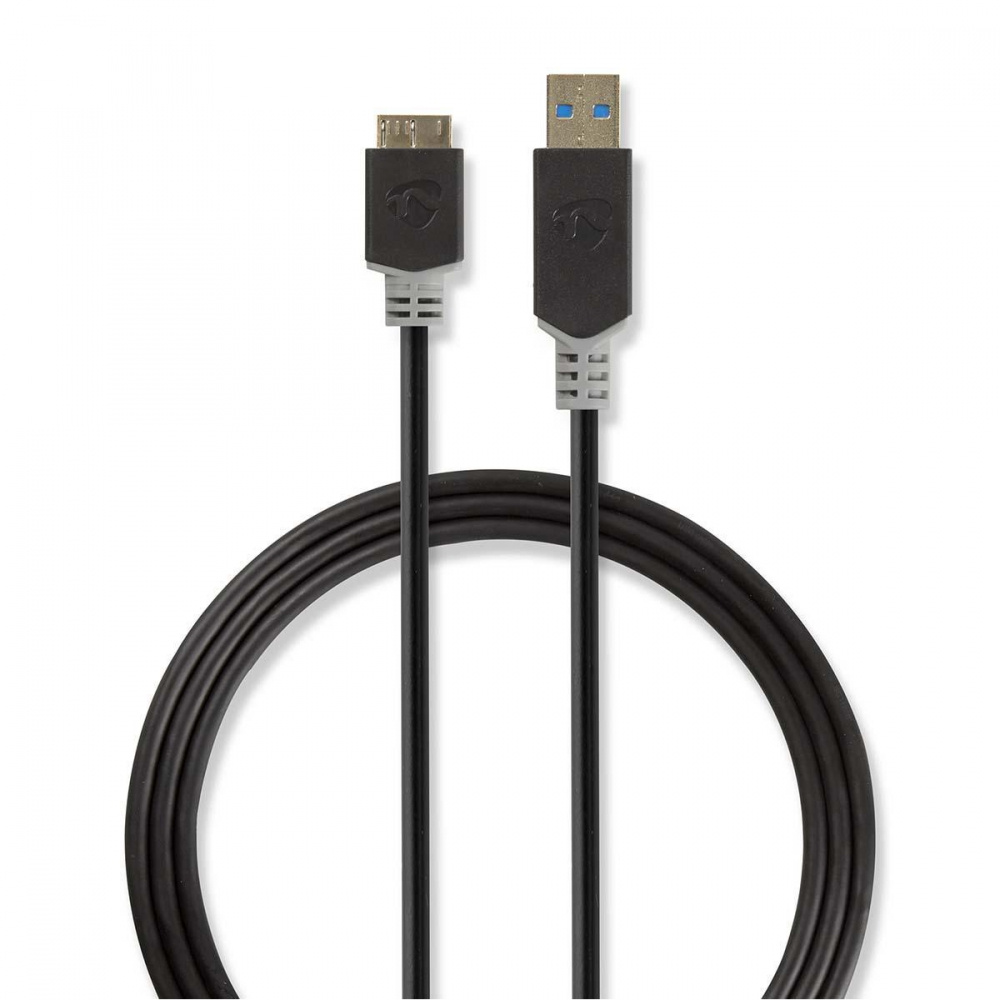 Nedis USB 3.0 USB-A-Stecker auf Micro-B-Stecker, 2 m