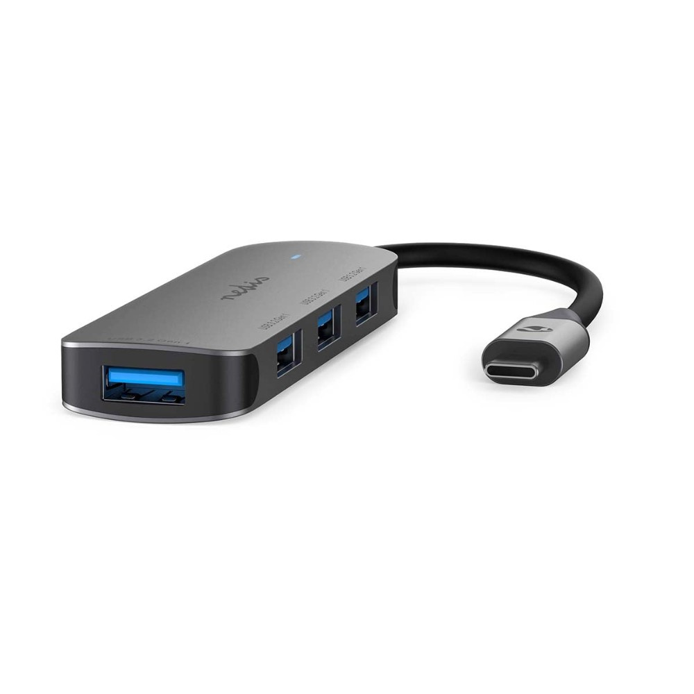 Nedis USB-C-Hub, 4 USB-A-Anschlüsse, 5 Gbit/s
