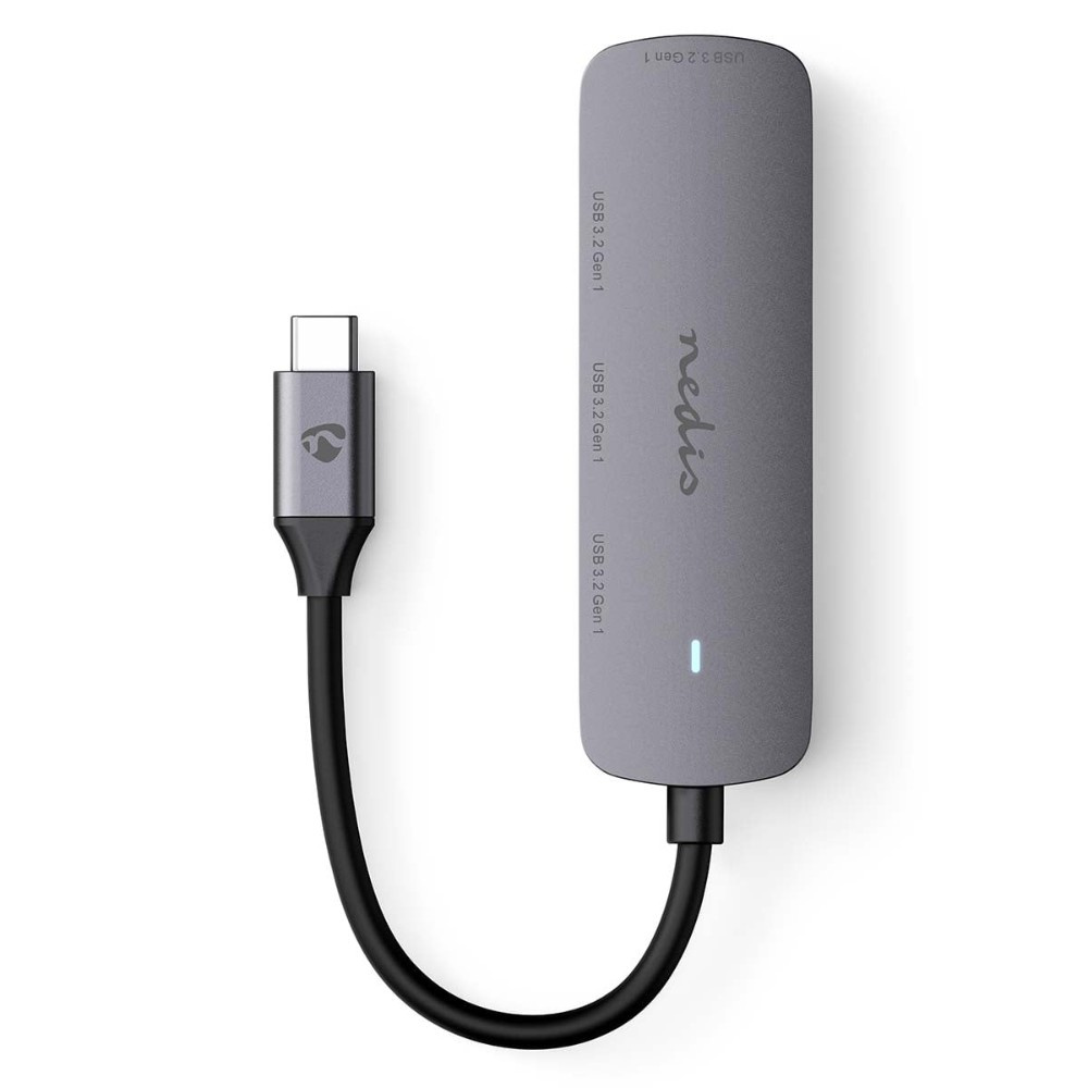 Nedis USB-C-Hub, 4 USB-A-Anschlüsse, 5 Gbit/s