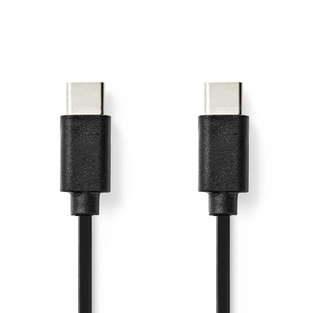 NEDIS CCGL60700 USB-C-2.0-Kabel, schwarz, 2 Meter
