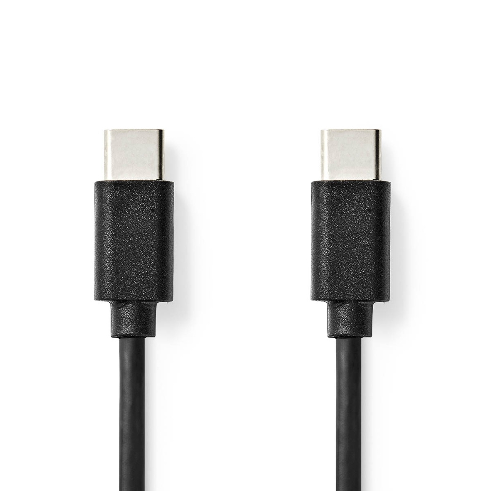 NEDIS 176CCGL60700BK30 USB-C-Kabel, schwarz, 3 Meter