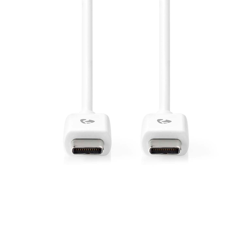 NEDIS 176CCGL60700WT30 USB-C-Kabel, weiß, 3 Meter