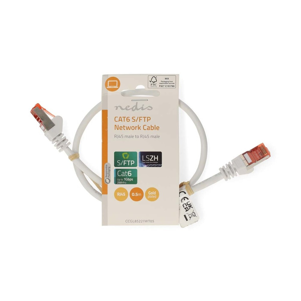Nedis CAT6 S/FTP-Netzwerkkabel, 0,5 Meter
