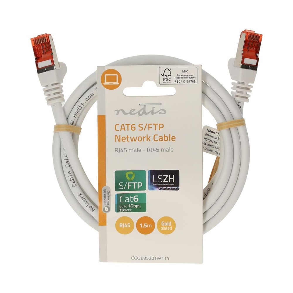 Nedis CAT6 S/FTP-Netzwerkkabel, 1,5 Meter