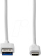 NEDIS CCGW61600WT10 USB-A-auf-USB-C-Kabel, weiß, 1 Meter NEDIS CCGW61600WT10 USB-A-auf-USB-C-Kabel, weiß, 1 Meter