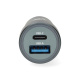 Nedis-Autoladegerät 38W mit 2 Ausgängen, USB-C PD und USB-A Quick Charge Nedis-Autoladegerät 38W mit 2 Ausgängen, USB-C PD und USB-A Quick Charge