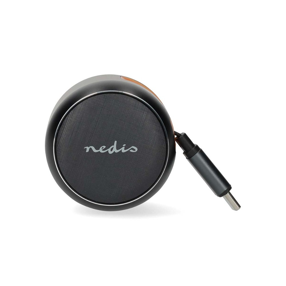 Nedis Kfz-Ladegerät mit ausziehbarem USB-C-Kabel und USB-A/C-Ausgängen