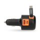 Nedis Kfz-Ladegerät mit ausziehbarem USB-C-Kabel und USB-A/C-Ausgängen Nedis Kfz-Ladegerät mit ausziehbarem USB-C-Kabel und USB-A/C-Ausgängen