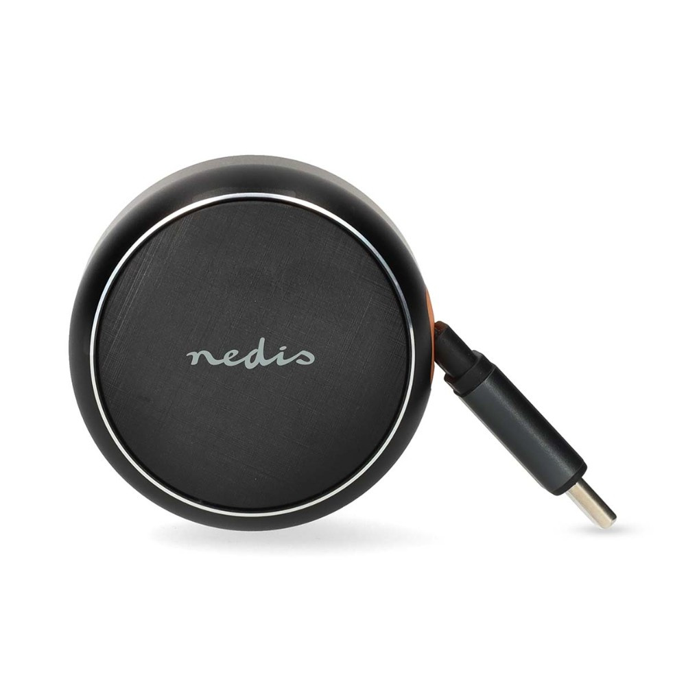 Nedis Kfz-Ladegerät mit ausziehbarem USB-C-Kabel