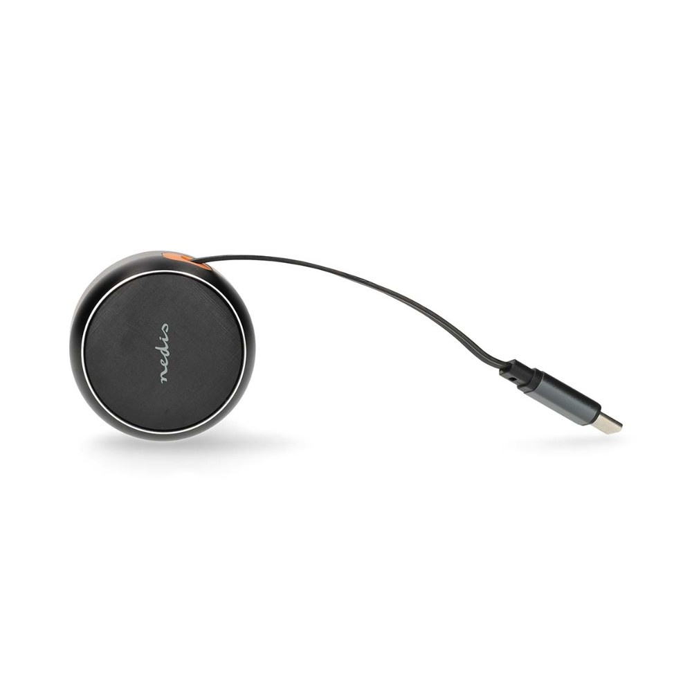 Nedis Kfz-Ladegerät mit ausziehbarem USB-C-Kabel