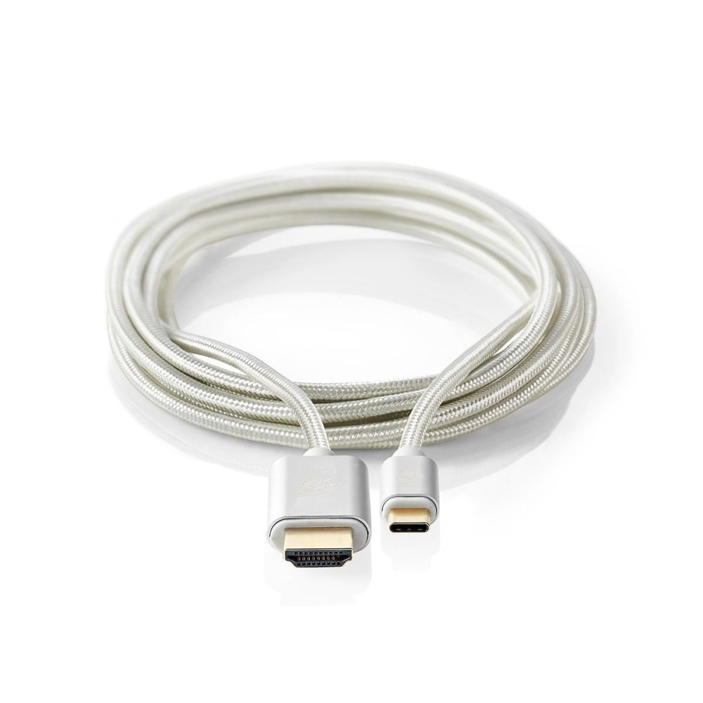 Nedis USB-C-auf-HDMI-Kabel, 4K/60 Hz, 2 Meter