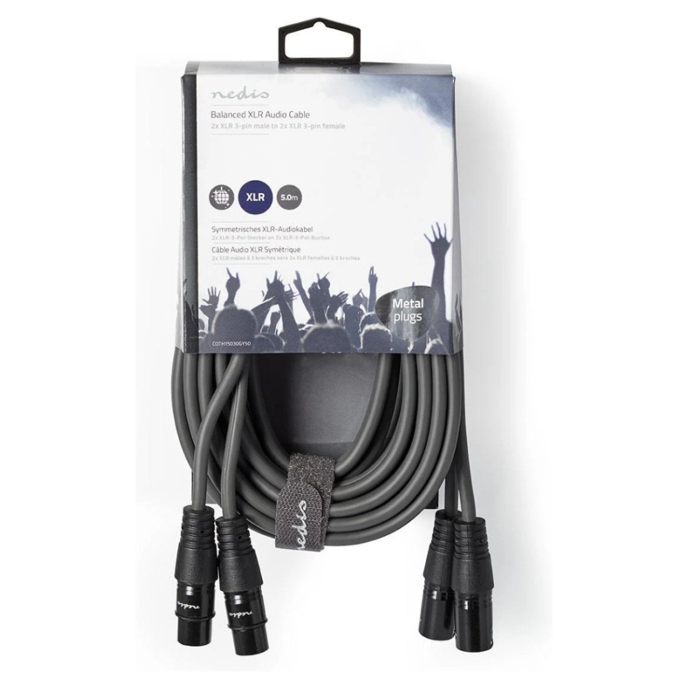 Nedis XLR-Kabel, 5 m
