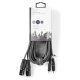 Nedis XLR-Kabel, XLR-Stecker - RCA-Stecker 3 m Nedis XLR-Kabel, XLR-Stecker - RCA-Stecker 3 m