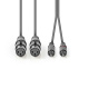 Nedis XLR-Kabel, XLR-Buchse - RCA-Stecker 1.5 m Nedis XLR-Kabel, XLR-Buchse - RCA-Stecker 1.5 m