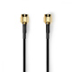 Nedis SMA-Antennenkabel Stecker-Stecker, 2 Meter, schwarz Nedis SMA-Antennenkabel Stecker-Stecker, 2 Meter, schwarz