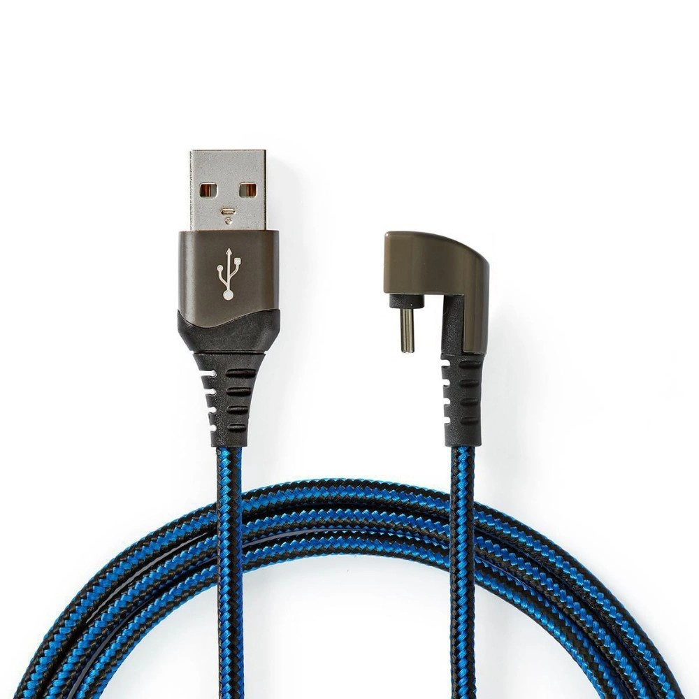 Nedis USB-A-auf-USB-C-Kabel, 180°-Stecker, 2 Meter