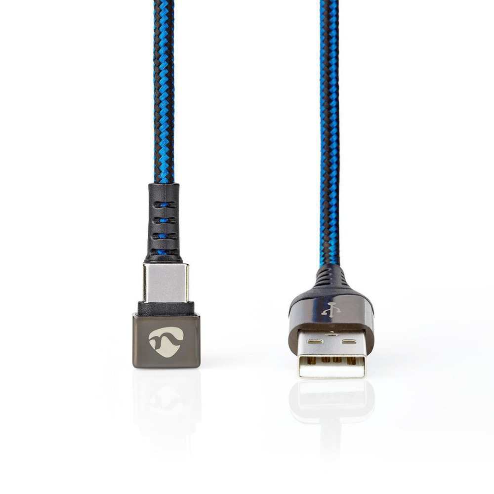 Nedis USB-A-auf-USB-C-Kabel, 180°-Stecker, 2 Meter
