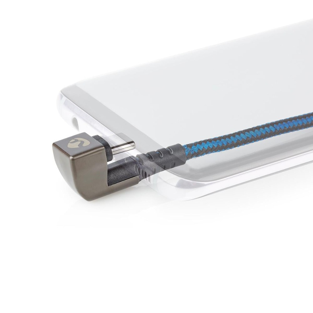 Nedis USB-A-auf-USB-C-Kabel, 180°-Stecker, 2 Meter