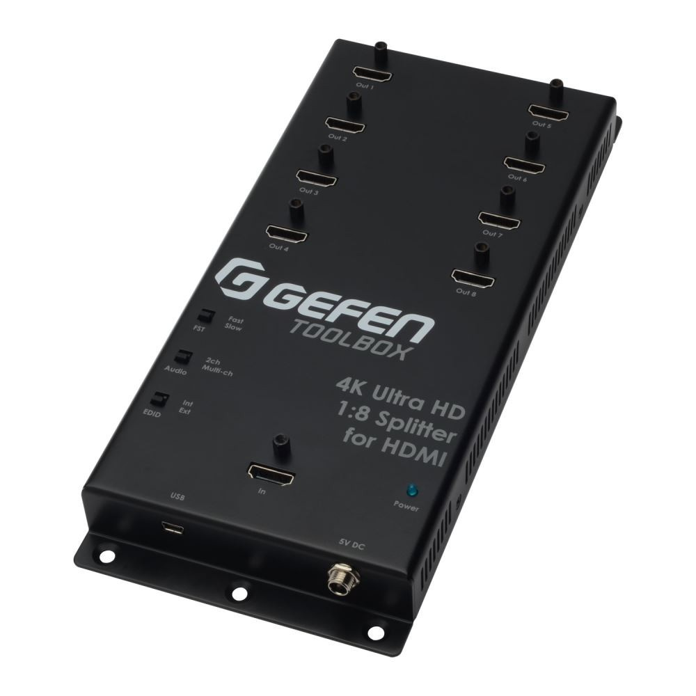 Gefen 1-zu-8-HDMI-Splitter mit HDMI-2.0-4K-Unterstützung, HDCP und 3D
