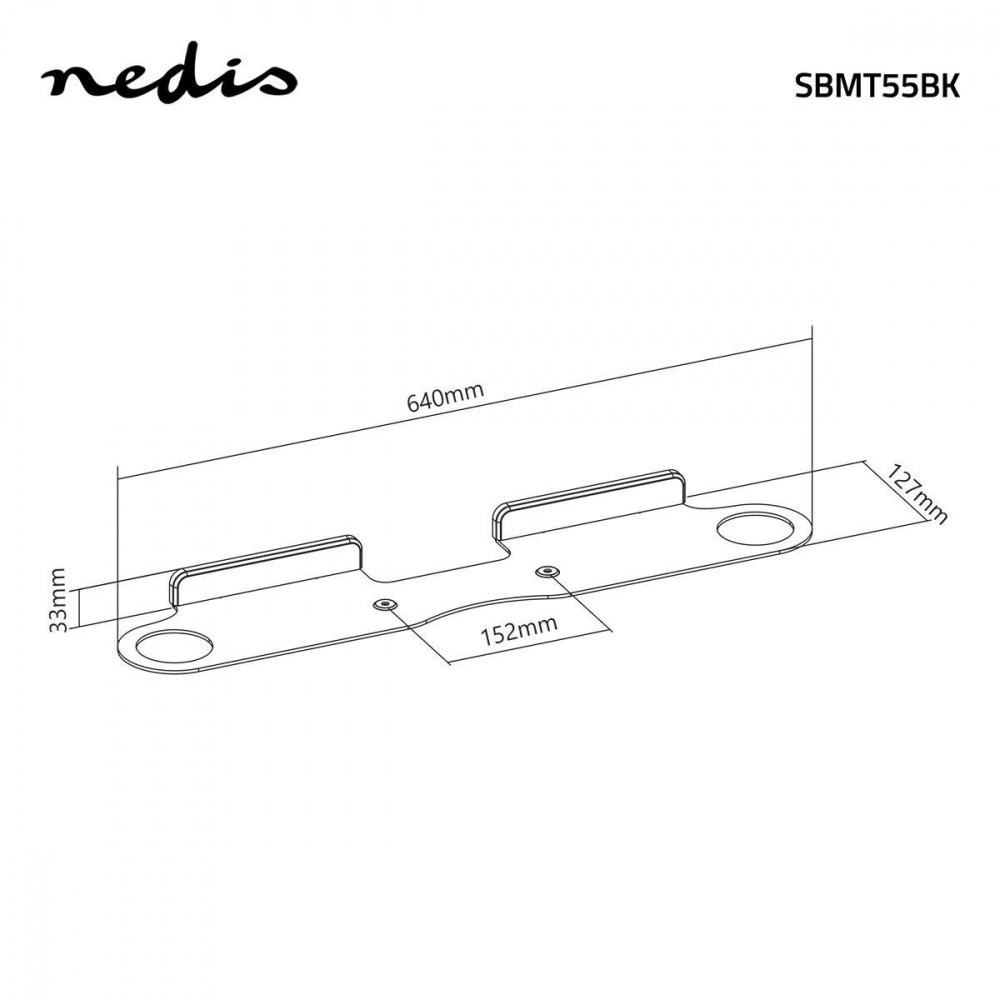Nedis Wandhalterung für Sonos Beam