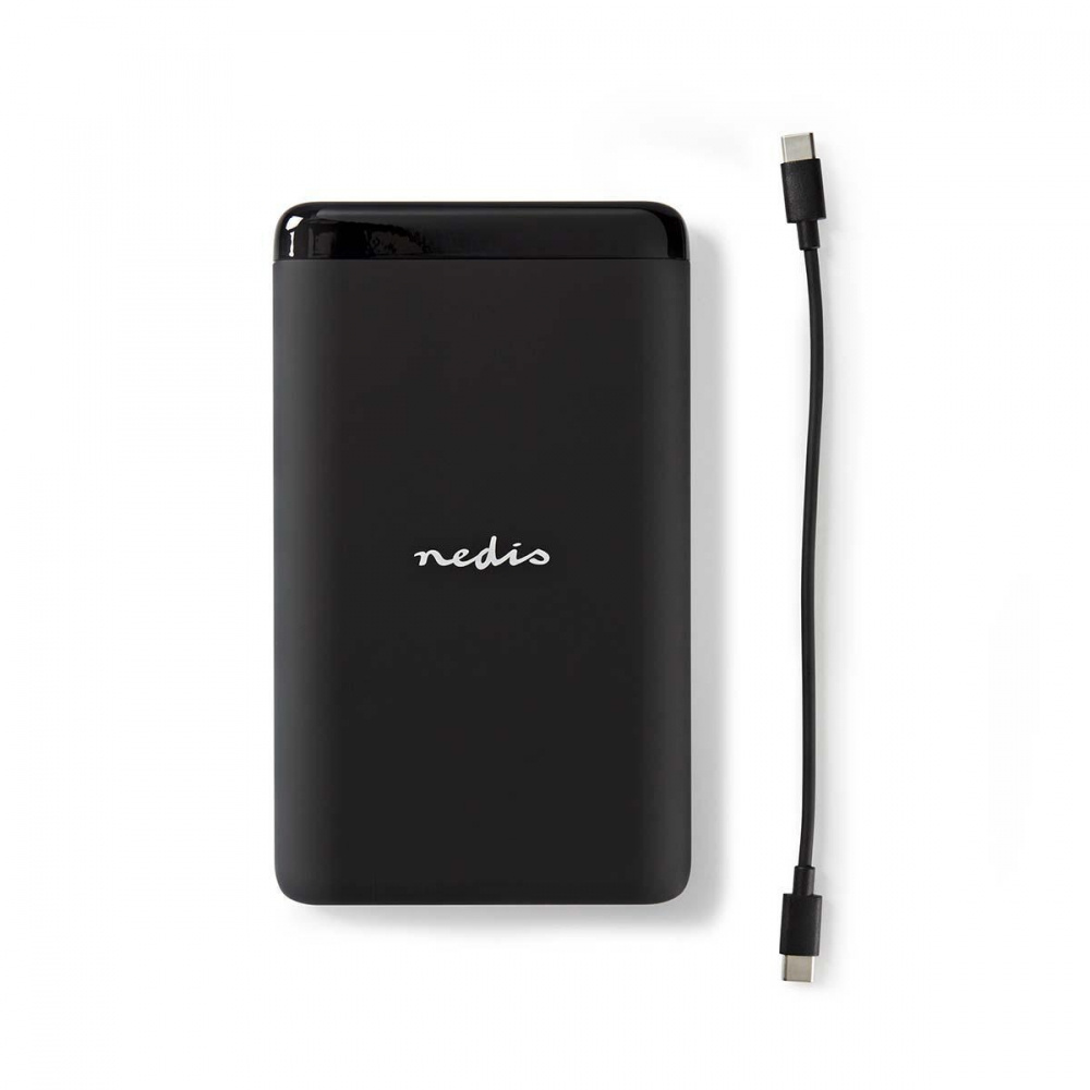 Nedis Powerbank 20.000 mAh, 2x USB-A- und USB-C-3.0-Ausgang
