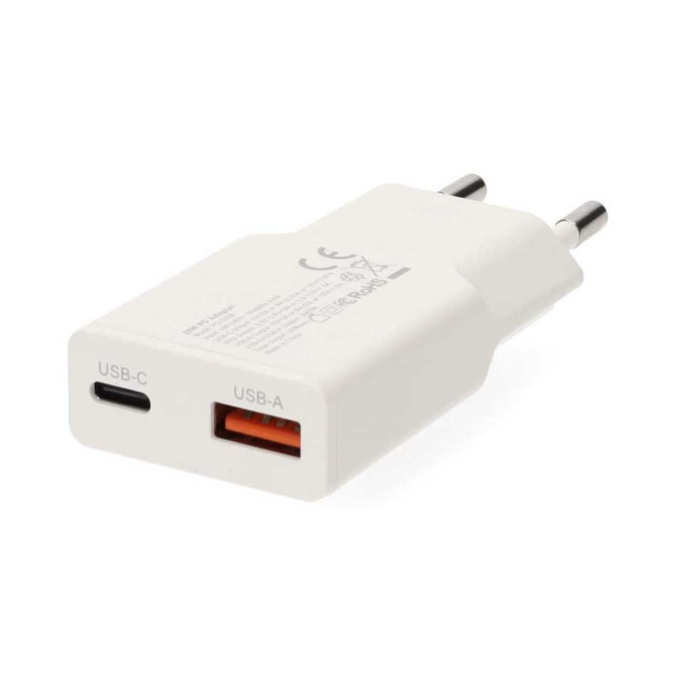 Nedis WCH-A20 GaN-Wandladegerät 20 Watt, weiß