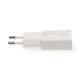 Nedis WCH-A20 GaN-Wandladegerät 20 Watt, weiß Nedis WCH-A20 GaN-Wandladegerät 20 Watt, weiß
